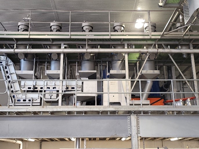 Hygienic vacuum transport system operating in Food Plant of the year 2022